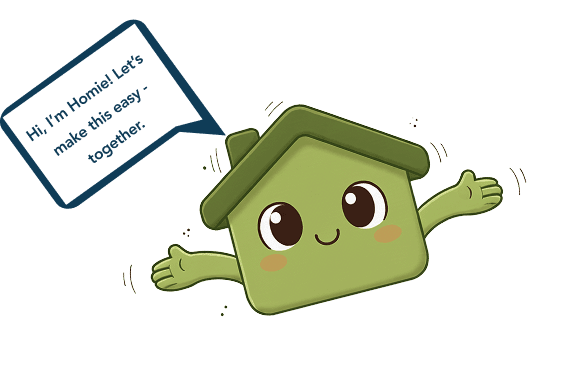 Hommie welcoming new users